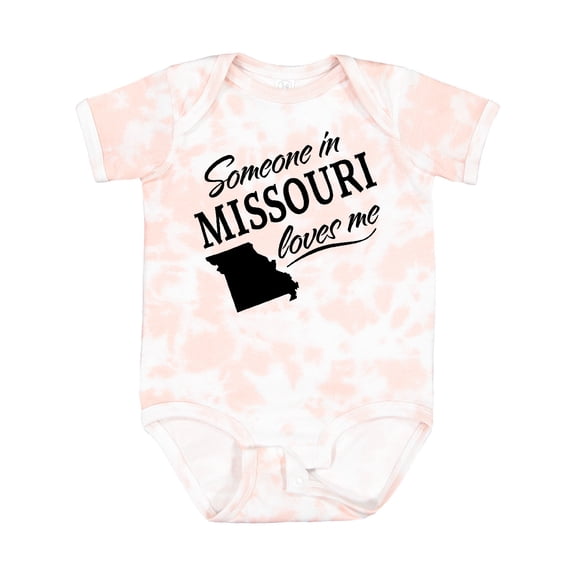 Inktastic Someone in Missouri Loves Me Boys or Girls Baby Bodysuit