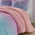 thumbnail image 3 of Gracie Mills Herman Luxe Ombre Shaggy Faux faux Duvet Cover Set - GRACE-15593, 3 of 5