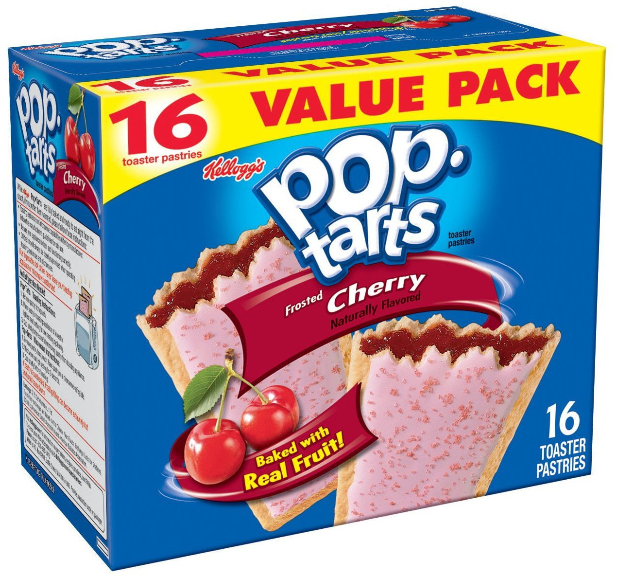 Kelloggs Frosted Cherry Pop Tarts 16 Count 29 3 Oz
