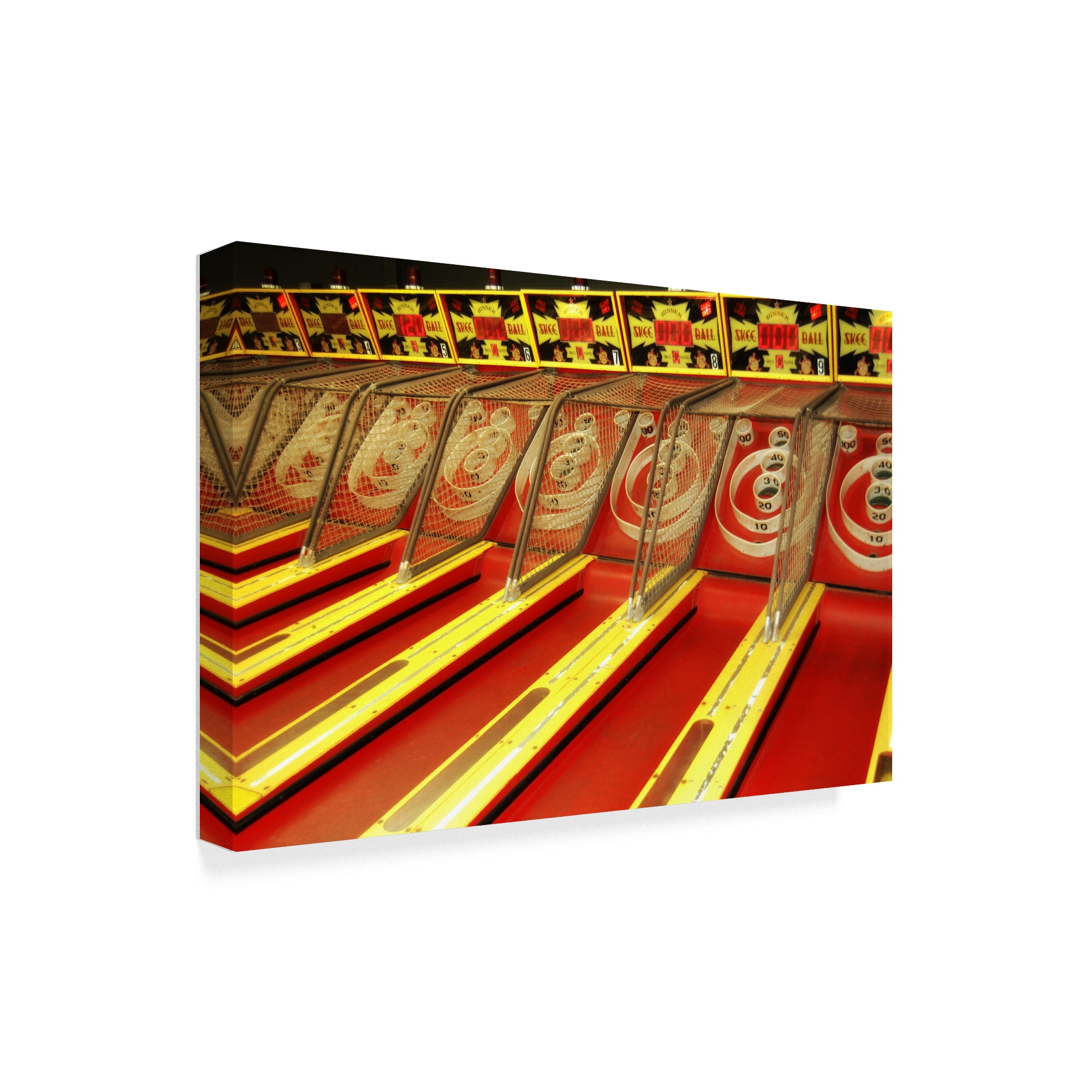 Trademark Fine Art 'Skeeball' Canvas Art by John W. Golden