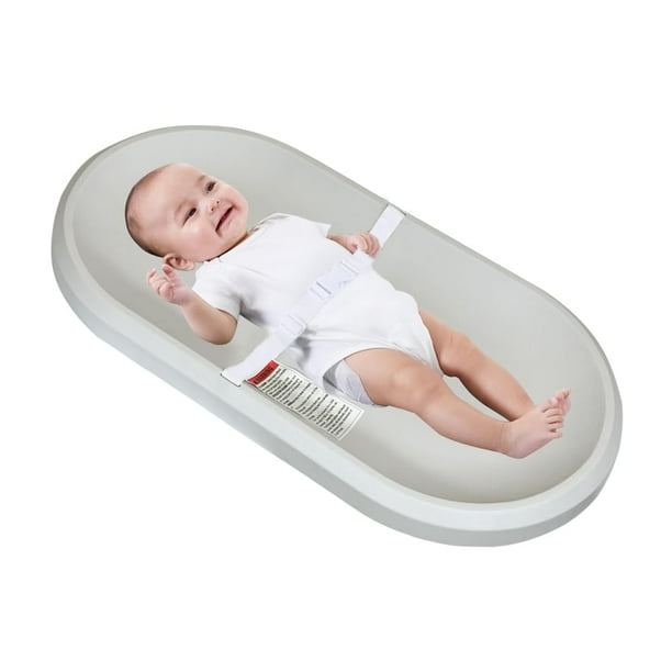 ROGSOUTH Cambiador para bebé, cambiador ligero y lavable, cambiador de espuma, cómodo e impermeable, se adapta a todos los cambiadores (gris claro)