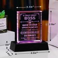 thumbnail image 3 of Base LED Movdyka Boss Gift de cristal, 7,9 x 9,9 cm, 3 of 6