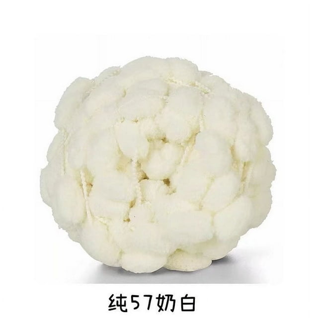 Nvzi Hilo de lana acrílica de felpa suave para hacer cabello de muñecas, tejer a crochet, fieltro de lana cardado, lana de oveja, mecha, fibra (100 g, A264)