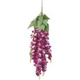 thumbnail image 2 of Silk Wisteria Flower Artificial 2.13 Feet Hanging Wisteria Vine Fake Flower Bush String Home Party Wedding Decoration,Pack of 4, 2 of 3