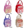 thumbnail image 1 of Bolsas de comida portátiles de gran capacidad reutilizables para viajes de picnic (púrpura), 1 of 4