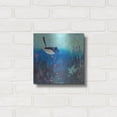 thumbnail image 3 of Luxe Metal Art ' Wren at Dusk' by Trudy Rice, Metal Wall Art, 12"x12", 3 of 9
