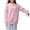 Pink, variant on Women's Fashion Hoodies & Sweatshirts Shirts Fall Trendy Women's Long Sleeve Shirts for Fall T Shirts Reorder Items