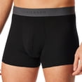 thumbnail image 2 of SCHIESSER Bóxers para hombre, paquete de 3 - «95/5», bañadores, algodón elástico, cintura con logotipo Negro XL (X-Large), 2 of 5