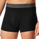 thumbnail image 2 of SCHIESSER Bóxers para hombre, paquete de 3 - «95/5», bañadores, algodón elástico, cintura con logotipo Negro XL (X-Large), 2 of 5
