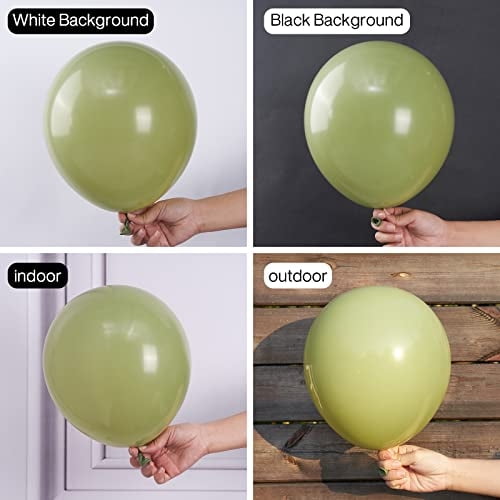 PartyWoo Globos Verdes, 50 piezas Globos de Color Espárragos de 12 Pulgadas, Globos de Lát PartyWoo PartyWoo