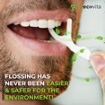 thumbnail image 4 of Palillos de hilo dental GoEcoVita, biodegradables, para trigo y paja, paquete de 200 unidades, 4 of 7