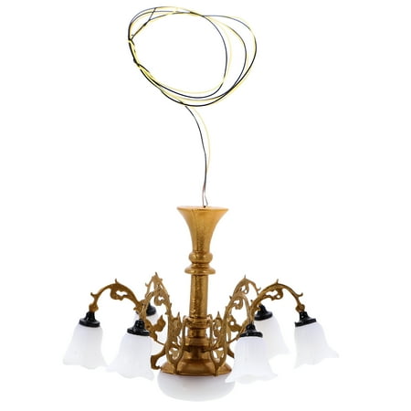 

said Miniature Lamp Miniature Decoration Furniture Ornament Mini Chandelier Light