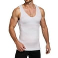 thumbnail image 1 of Mens Compression Shirt Slimming Body Vest Workout Tank Tops Abs Abdomen Undershirts, 1 of 4