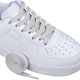 thumbnail image 2 of Olukssck 1 Par De Cordones Planos Para Zapatillas De Deporte Cordones Deportivos De 2/5 "De Ancho Gris Claro 40 Pulgadas (102 Cm), 2 of 5