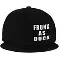 thumbnail image 2 of Frunk As Duck Hat Snapback Baseball Cap Funny Flat Brim Visor Hats for Men Women, 2 of 8