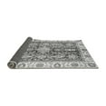 thumbnail image 2 of Ahgly Company Indoor Round Oriental Gray Traditional Area Rugs, 4' Round, 2 of 4