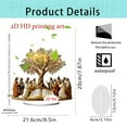 thumbnail image 3 of Adorno Acrílico de Intercambio Académico Bajo El Árbol | Decoración de Escritorio de Doble Cara | Ligero y Fácil de Mantener | 20 Cm, 3 of 7