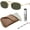 Polished Arista Gold Frame | G-15 Green Lens, variant on RB3719 POLARIZED Oval Shaped Sunglasses for Men & Women - Includes Official Rayban Eyewear Kit - Ideal Formal & Casual Wear Sunglasses - Light Grey Lens