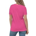 thumbnail image 3 of Buck up Women's Relaxed T-Shirt (Berry, M), 3 of 7