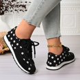 thumbnail image 6 of Elegant Autumn Printed Casual Sneakers for Women Effortless Style with Comfort Versatile Lace-Up Walking Shoes Breathable Flat Heels for Daily Leisure Travel Dates, 6 of 8