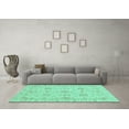 thumbnail image 3 of Ahgly Company Indoor Rectangle Oriental Turquoise Blue Traditional Area Rugs, 8' x 12', 3 of 4