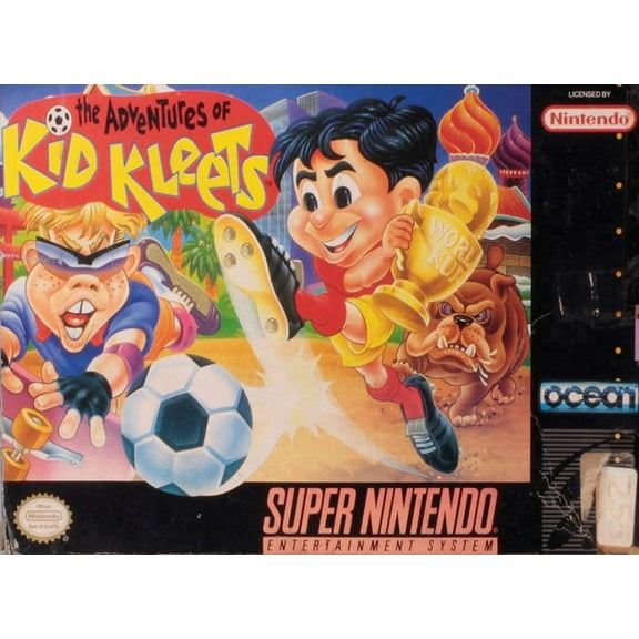 Restored Adventures of Kid Kleets (Super Nintendo, 1994) SNES Soccer Game (Refurbished)