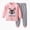 A7-Pink, variant on Baby Girl Clothes Toddler Girl Outfit Ruffle Sleeve Shirt Pant Set Fall Winter Clothing for Girl Casual Homewear,18-24 Months