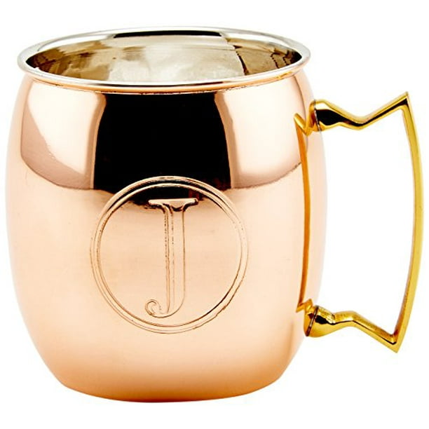 J Monogrammed 16oz Moscow Mule Mug