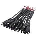 thumbnail image 1 of Encendiendo Lámpara 10pcs 5.5x2.1 DC macho/hembra enchufe cable conector para tira de luz LED (B), 1 of 7