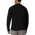 thumbnail image 4 of Lacoste Mens Relaxed Fit Waffle Knit Thermal Sleep Shirt Black Medium, 4 of 4