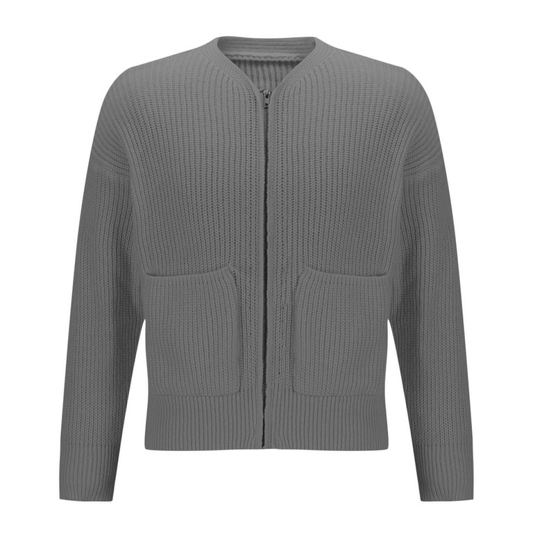 Casual Solid Zipper Zipper Collar Sweaters(6 Colors) Casual Solid Zipper Zipper Collar Sweaters(6 Colors)