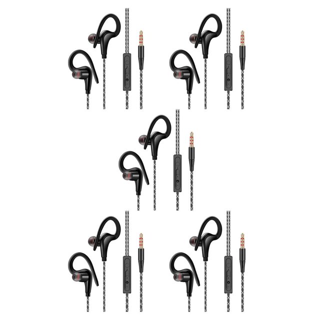Methold Auriculares deportivos de 3,5 mm Auriculares impermeables para correr en la oreja Auriculares con cancelación de ruido Auriculares de música Type2 NO2