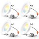 thumbnail image 1 of Amico Paquete de 4 luces LED empotradas de 4" 5CCT regulables 8.5W, 1 of 6