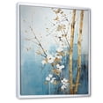 thumbnail image 2 of Designart "Blue And Gold Bamboo In Minimalism" Bamboo Floater Framed Wall Art Living Room, 2 of 5
