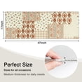 thumbnail image 5 of Pioneer Flower Floral Print Pattern Kitchen Rug Mat,Kitchen Runner Rugs Non Skid Washable,Decorative Kitchen Floor Mats for Kitchen,Sink,Laundry,17"X47", 5 of 5