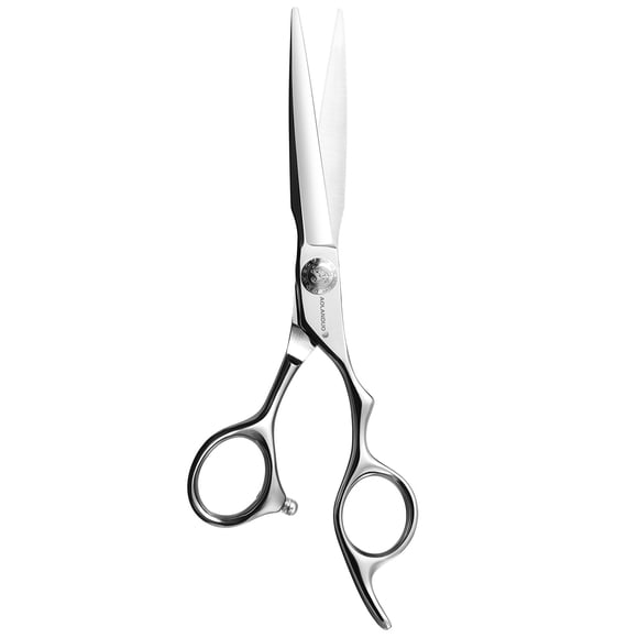 AOLANDUO Professional Hair Cutting Shears, Japanese Stainless Steel Barber Scissors, Convex Edge, Ergonomic Right-Handed, Salon & Home Use,