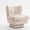 Beige, variant on Modern Chenille Swivel Accent Chair – 360° Lounge Chair with Oversized Base, 20.8'' Wide Seat, Thick Cushioning, 300lb Max Load, Comfortable Reading & Side Chair for Living Room, Bedroom, Office