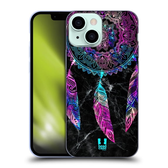 Head Case Designs Marbles And Mandala Dream Catcher Soft Gel Case Compatible with Apple iPhone 13 Mini