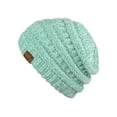 thumbnail image 2 of C.C Women's Chenille Soft Warm Thick Knit Beanie Cap Hat-Mint, 2 of 4