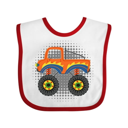 

Inktastic Monster Truck Outfit for Baby Boy Gift Baby Boy Bib