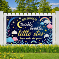 thumbnail image 7 of Twinkle Little Star Themed Baby Shower Banner Clouds Rainbows Stars Background Party Decorations Baby Shower Decors Photography Props Party Supplies, 7 of 7