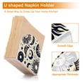 thumbnail image 4 of Sun and Moon Napkin Holder for Table Clear Napkin Stand Paper Holder Acrylic Organizer Dispenser Napkins for Dinner Kitchen Restaurant Room, 4 of 8