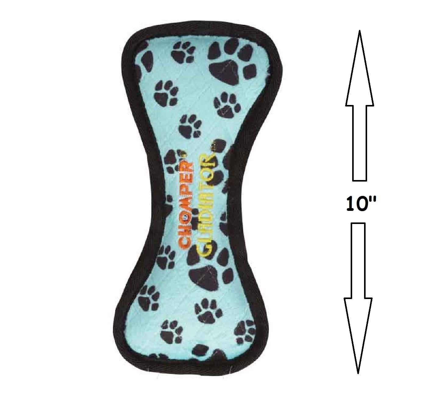 Tough Dog Toys Fetch Toss Tote 3 Layer Quilted Reinforced Plush Ballistic Mesh (Both Bone Toys)