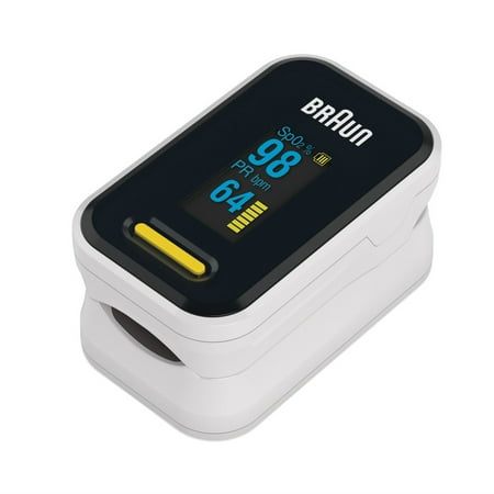 Braun Pulse Oximeter  with Clinically Validated Accuracy  BPX800US  Black
