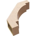 thumbnail image 6 of Ekena Millwork 5"W x 18"D x 18"H Merced Rough Cedar Woodgrain TimberThane Knee Brace, Primed, 6 of 6