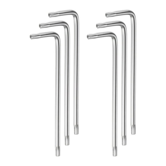 Uxcell 6pack Torx Hex Key Wrench T25 High Carbon Steel Star Hex Wrench
