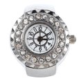 thumbnail image 1 of Miangastore Ring Watch Stainless Steel Silver Daily Use 1Pcs 0.98X0.98in, 1 of 9