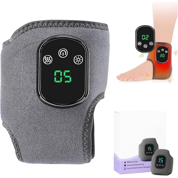 Foot Massager, 2026 Upgrade Pure Relief 3-in-1 Foot Revive Massager, Portable 3 in 1 Wireless Foot Massager with 5 Heat Levels, Three-Level Vibration (2 PC)