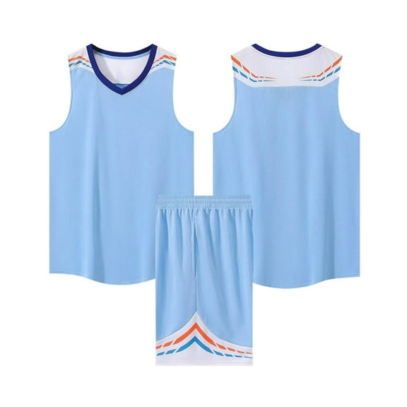 Penkiiy Boys' Fast - Drying Sport Outfit: Breathable Sleeveless Shirt & Basketball Shorts Set