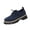 Blue_001, variant on Women's Faux Suede Lace Up Platform Oxford Shoes, Chunky Lug Sole Non-Slip Casual Dress Shoes, Comfort Work Flats for Office Commuting Daily Wear Brown 5.5(EU-36)